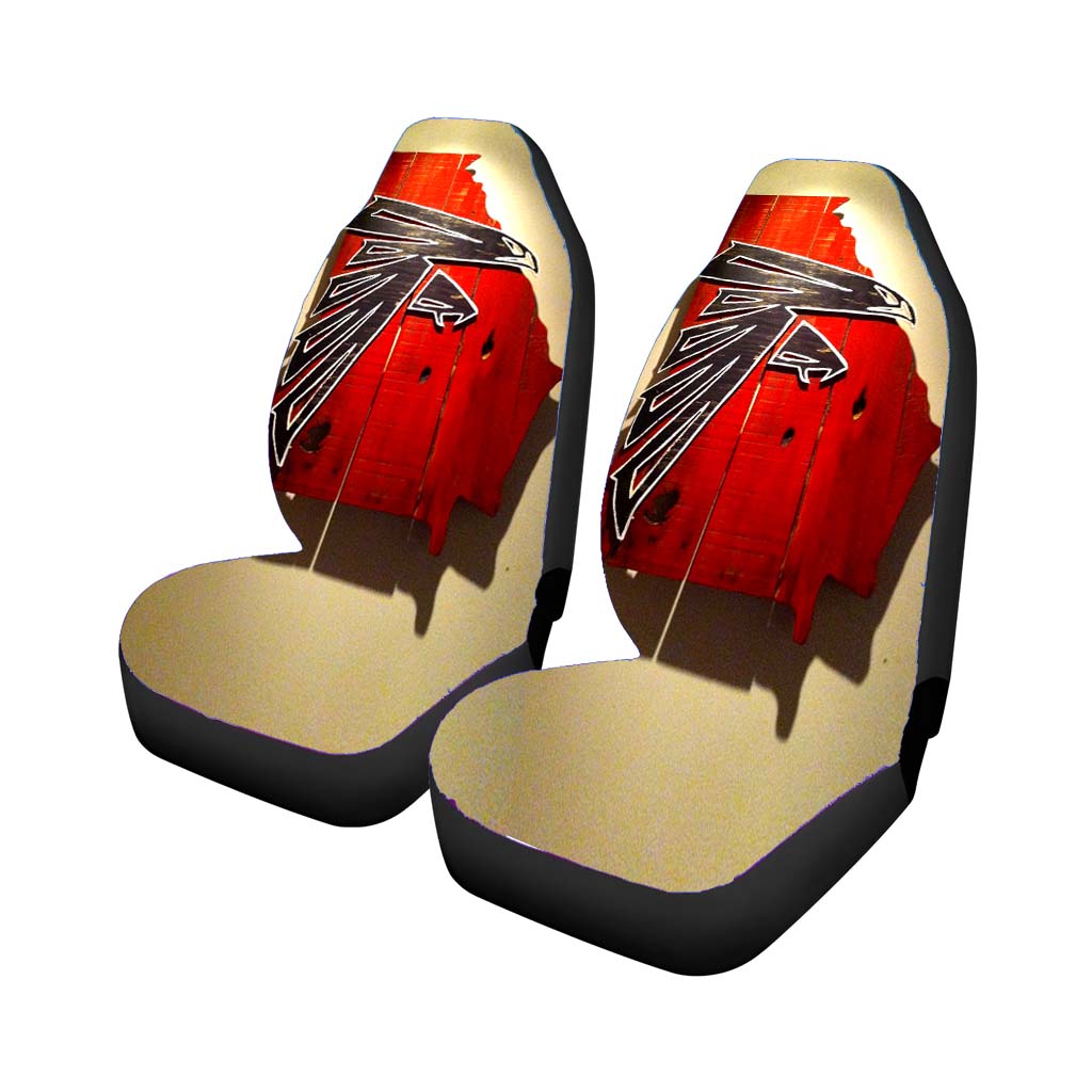 atlanta falcons wall art 3d Car Seat Covers