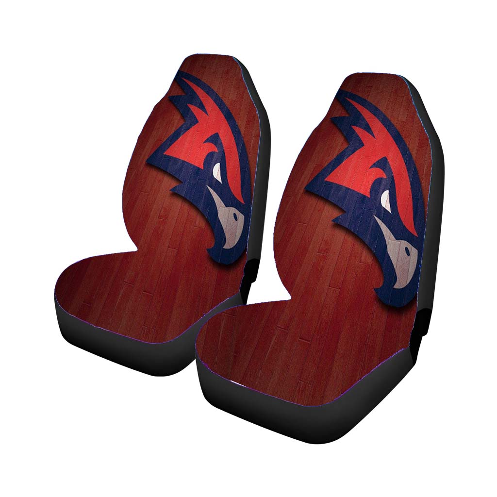 atlanta hawks head red wood logo Car Seat Covers
