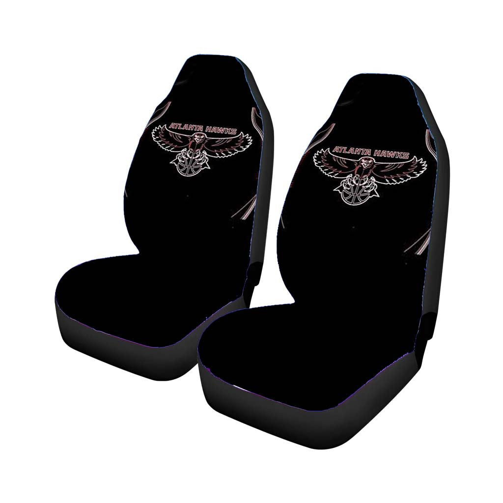 atlanta hawks vector Car Seat Covers