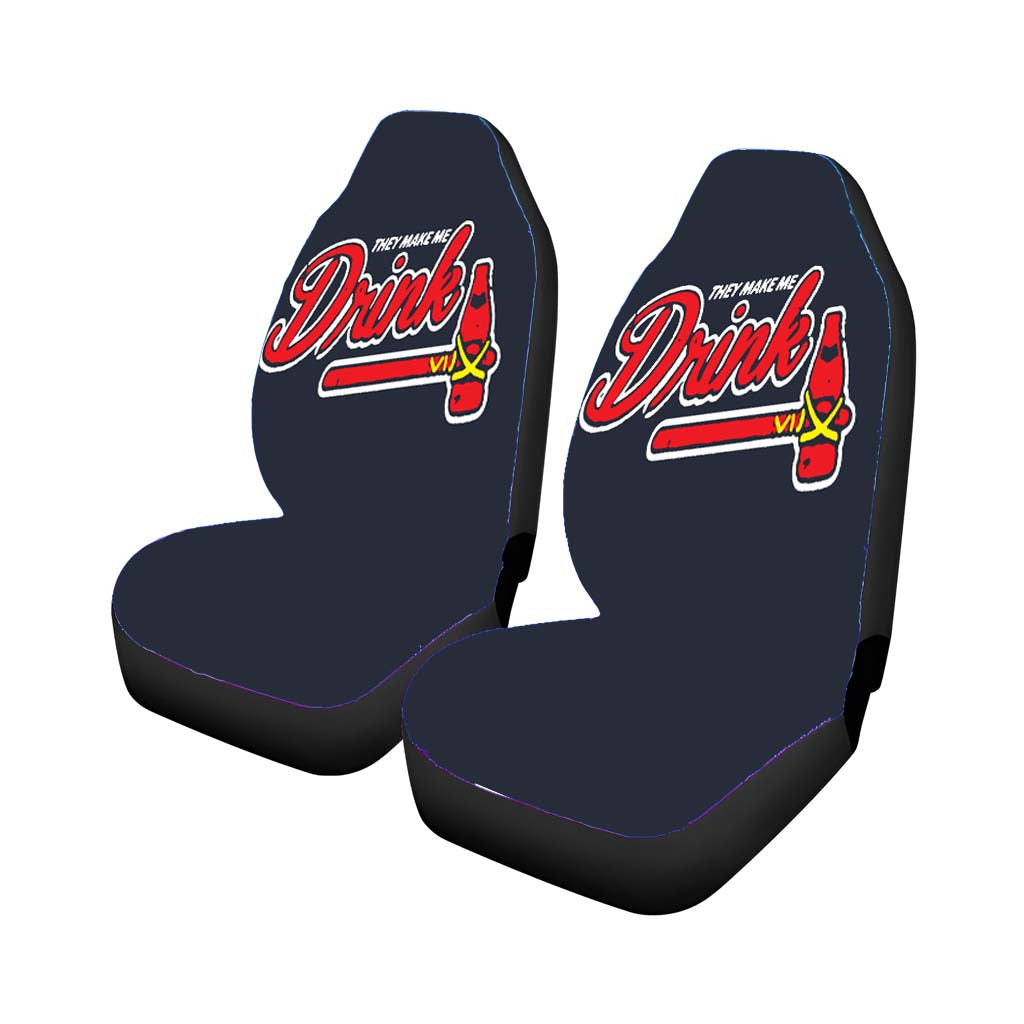 atlanta makes me drink Car Seat Covers