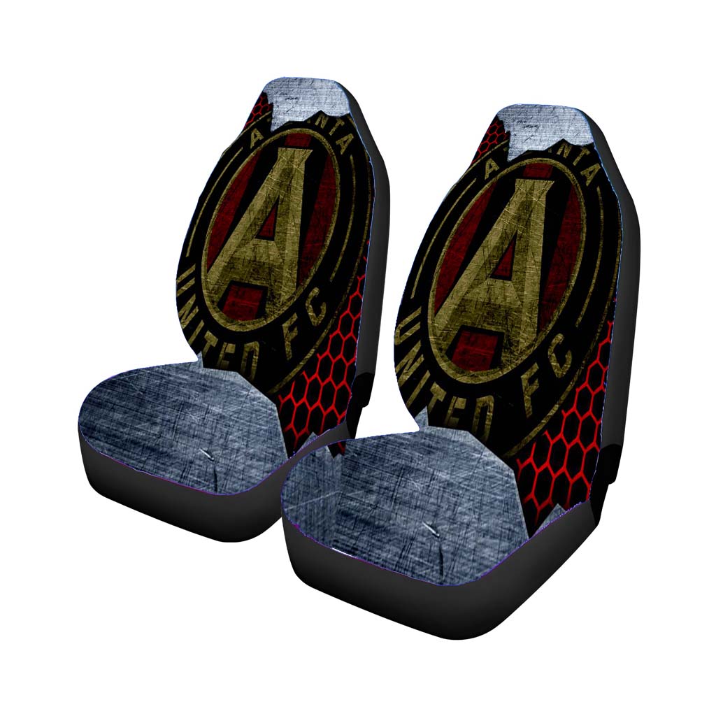 atlanta united fc soccer logo Car Seat Covers