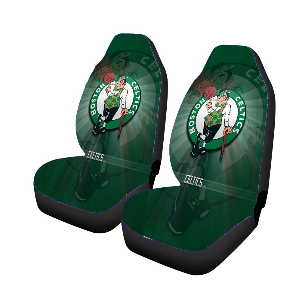 awesome boston celtics logo Car Seat Covers