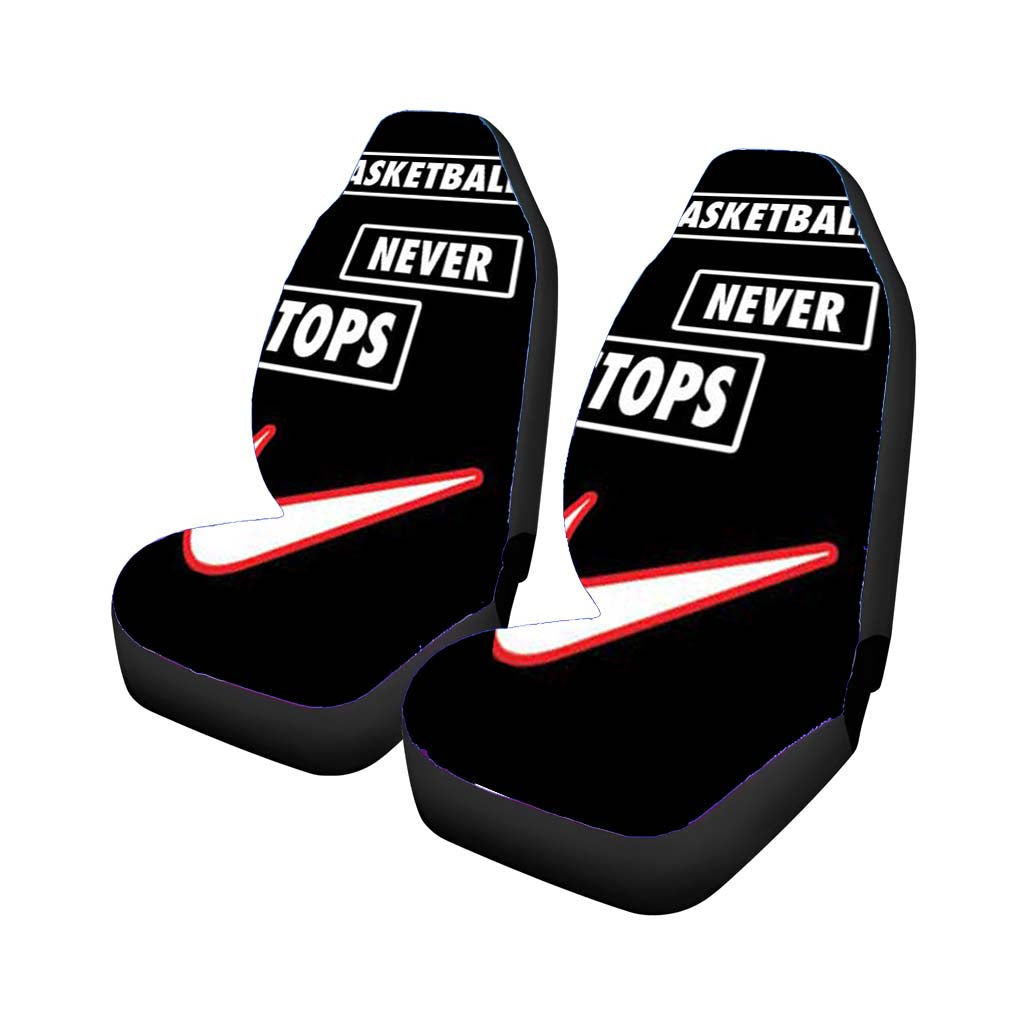 basketball never stops stagger Car Seat Covers