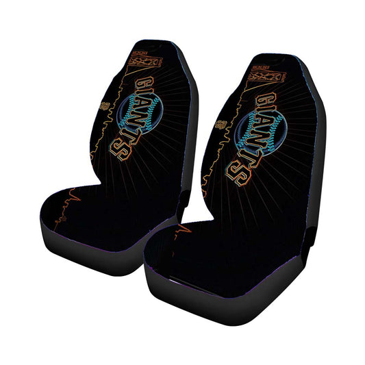 Black Giants Car Seat Covers