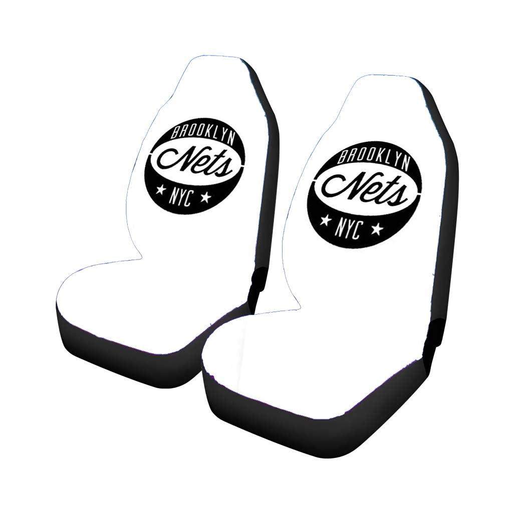 black white brooklyn Car Seat Covers