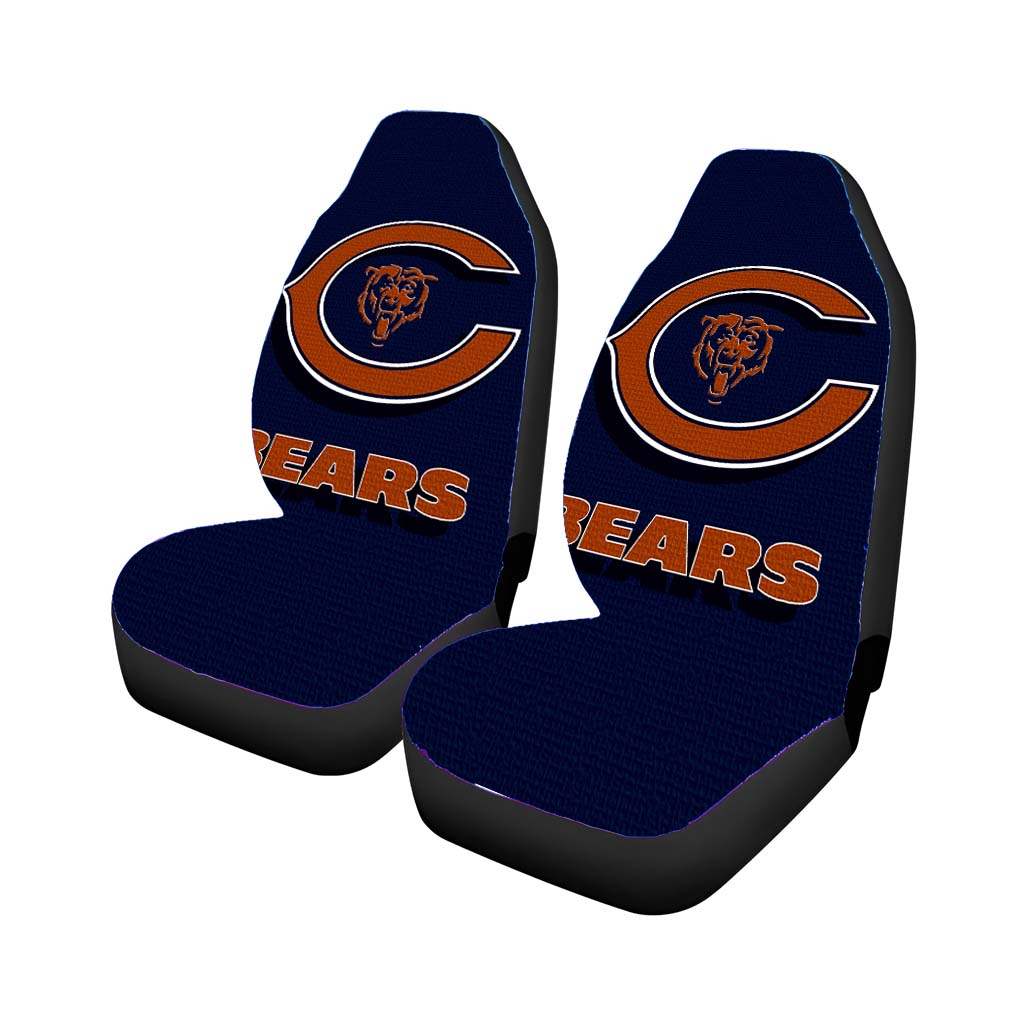 blue chicago bears nfl logo Car Seat Covers