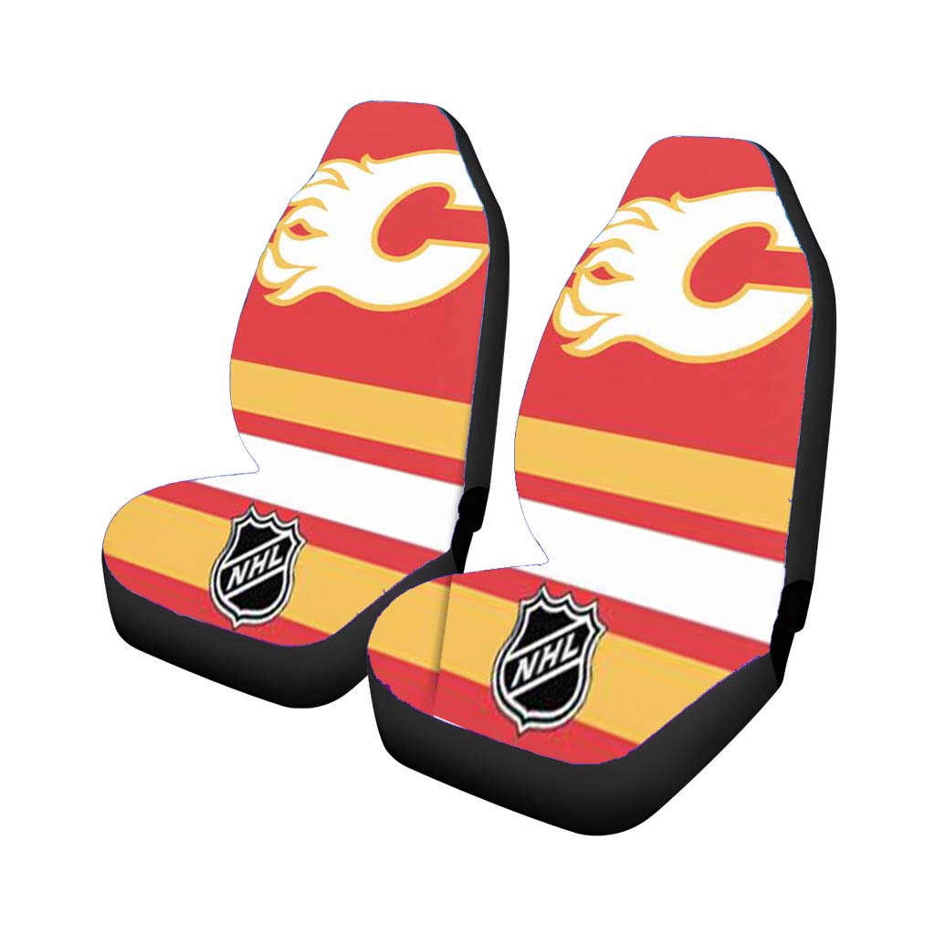 calgary flames nhl logo Car Seat Covers