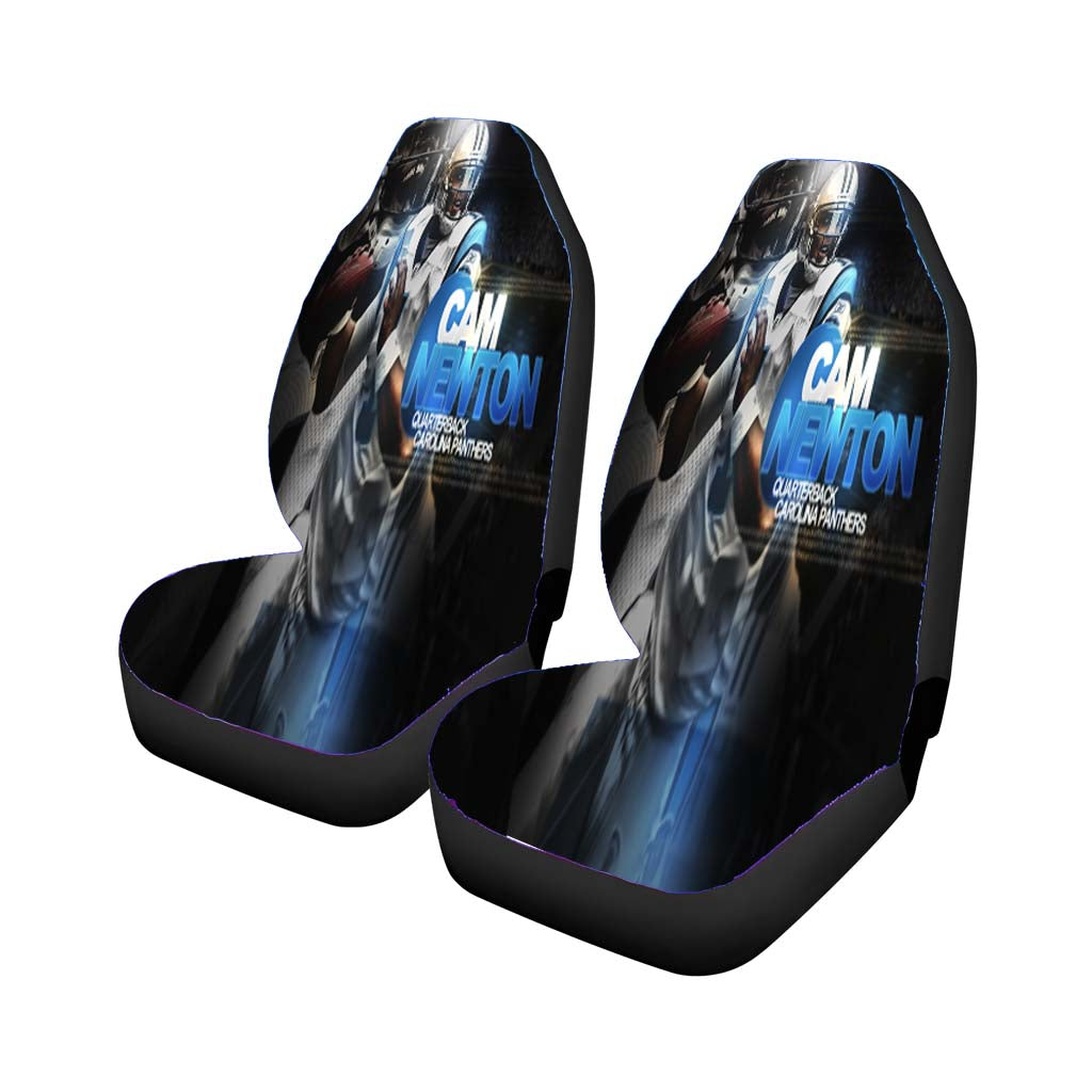 cam newton carolina panthers 2 Car Seat Covers