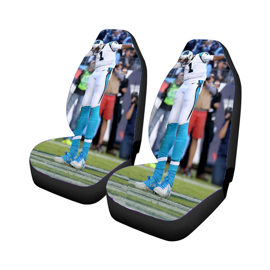 cam newton dabbing Car Seat Covers