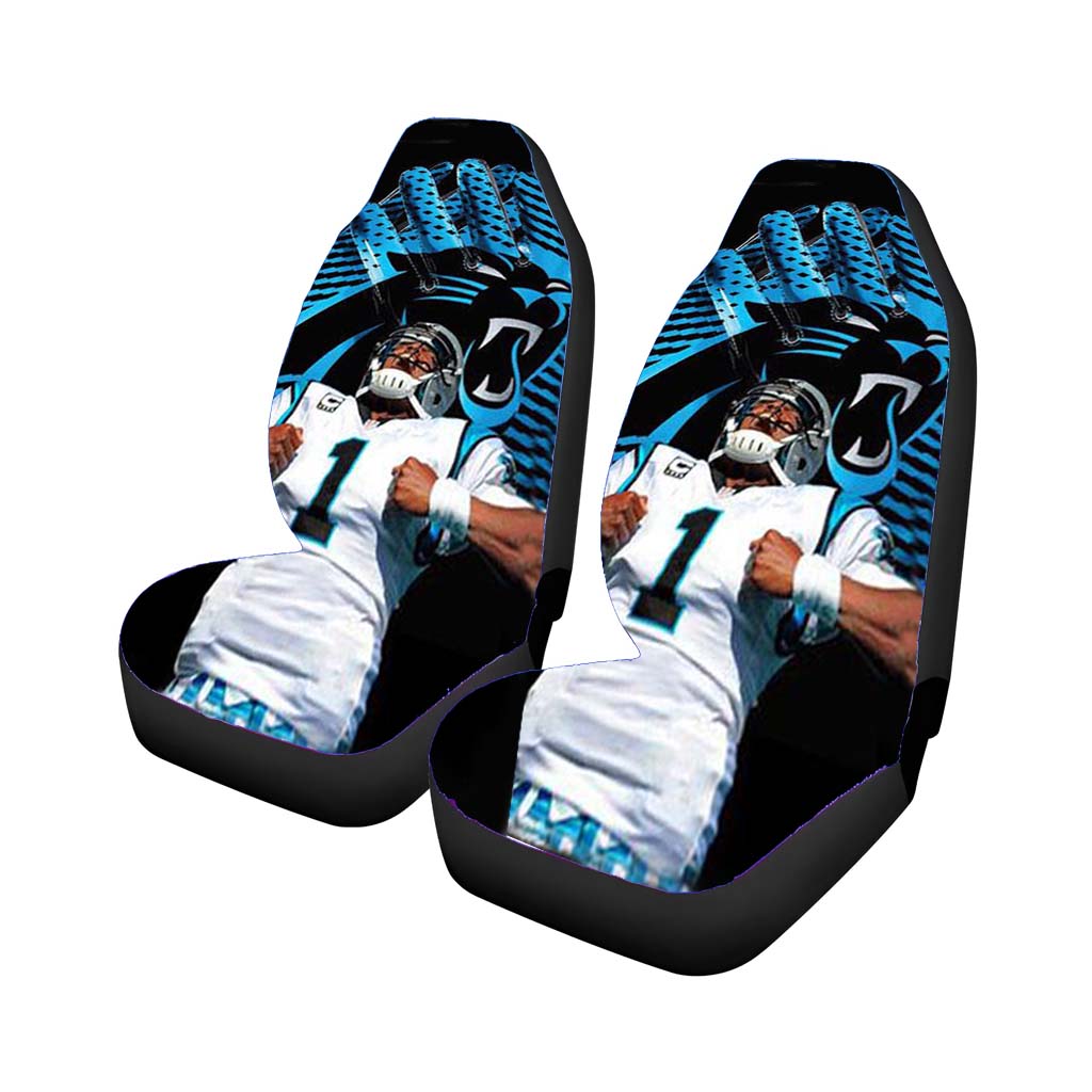 cam newton nfl panthers Car Seat Covers