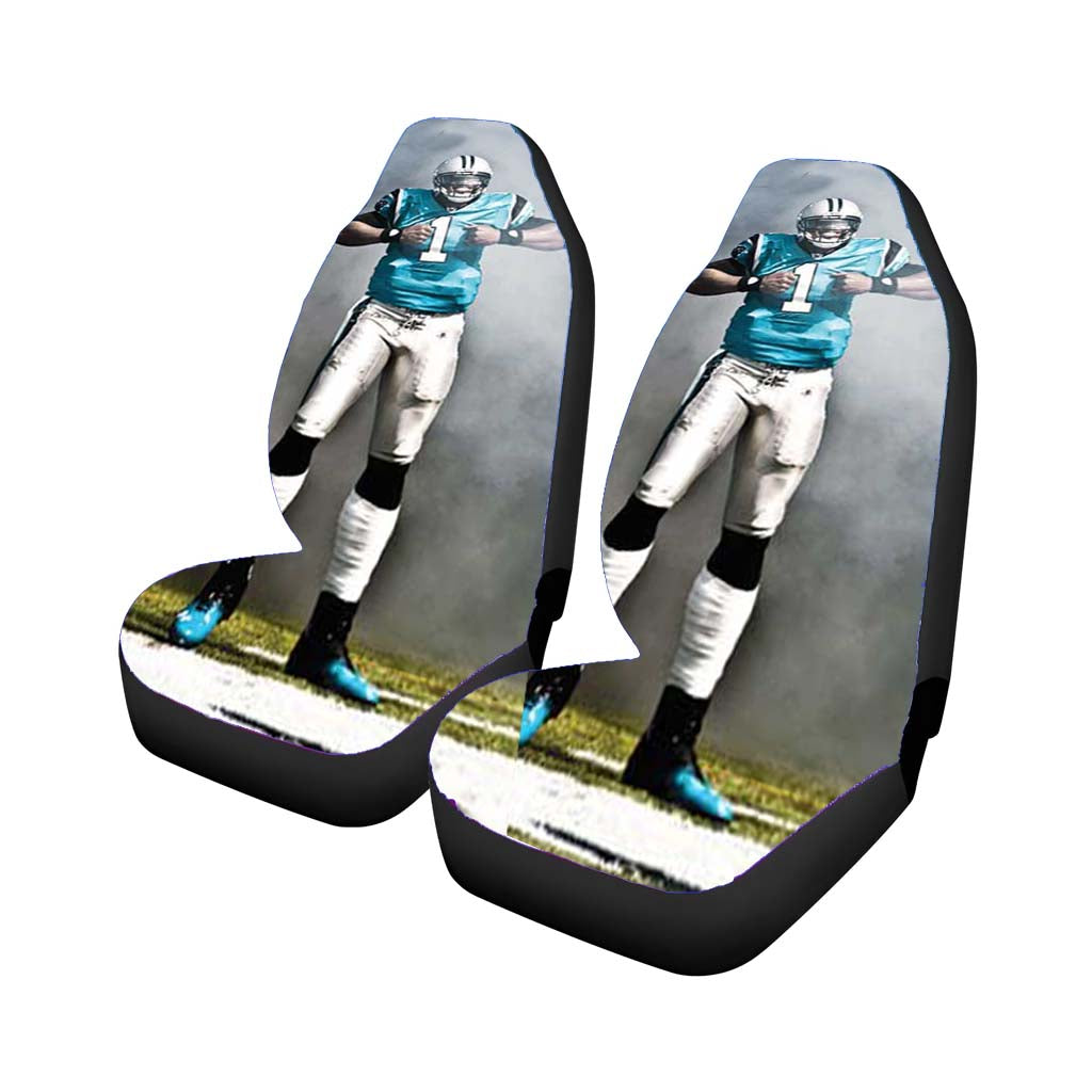 cam newton smoke ripping open Car Seat Covers