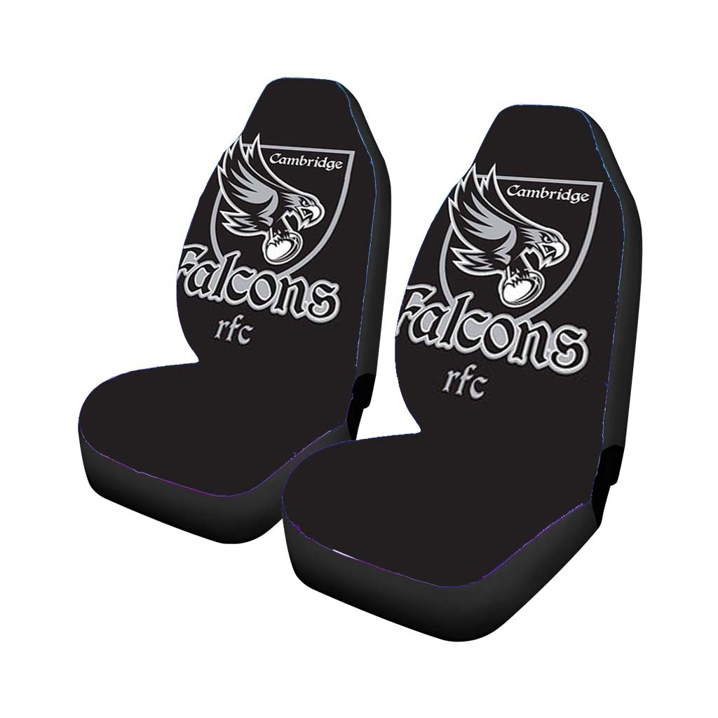 cambridge falcons logo grey Car Seat Covers