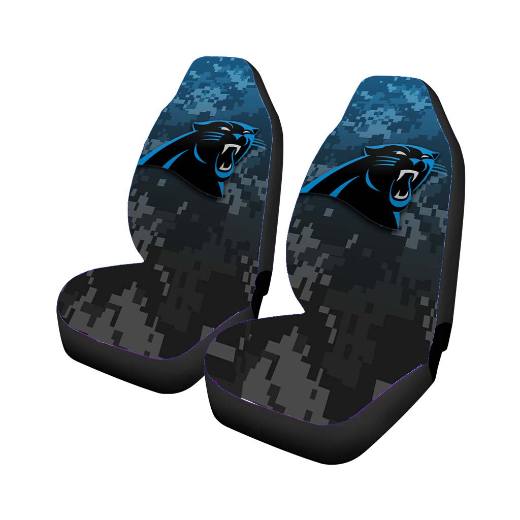 carolina panthers logo camo Car Seat Covers