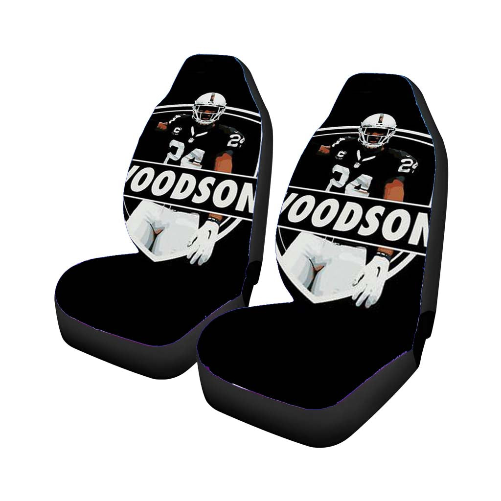 charles woodson oakland raiders Car Seat Covers