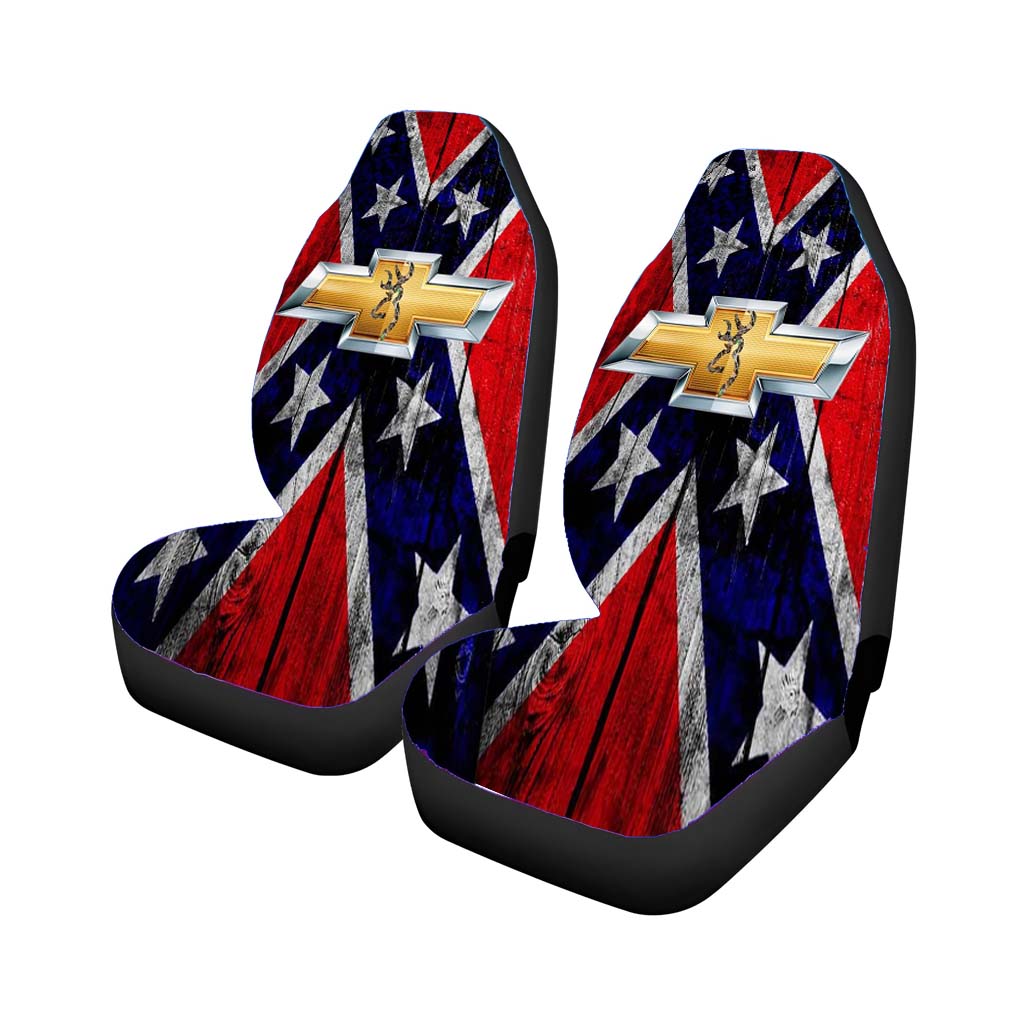 chevy deer camo flag Car Seat Covers