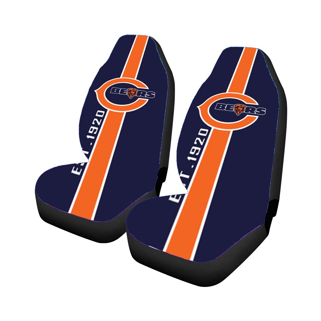 chicago bear est 1920 Car Seat Covers