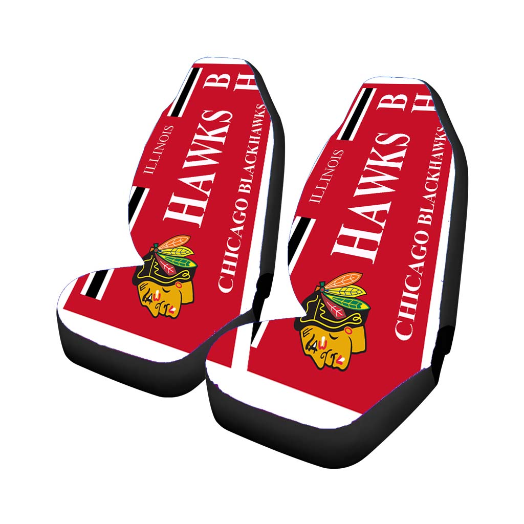 chicago blackhawks 2 Car Seat Covers
