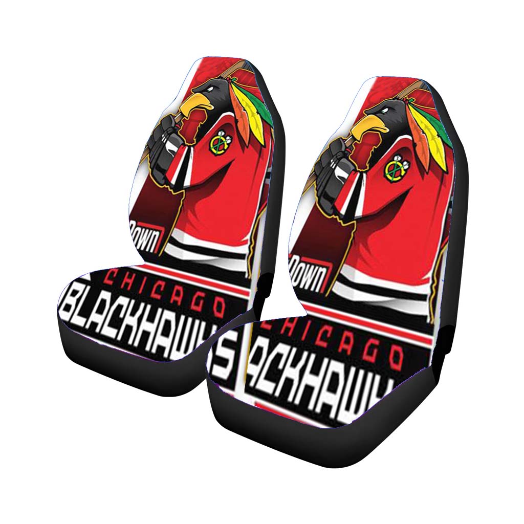 chicago blackhawks mascot Car Seat Covers