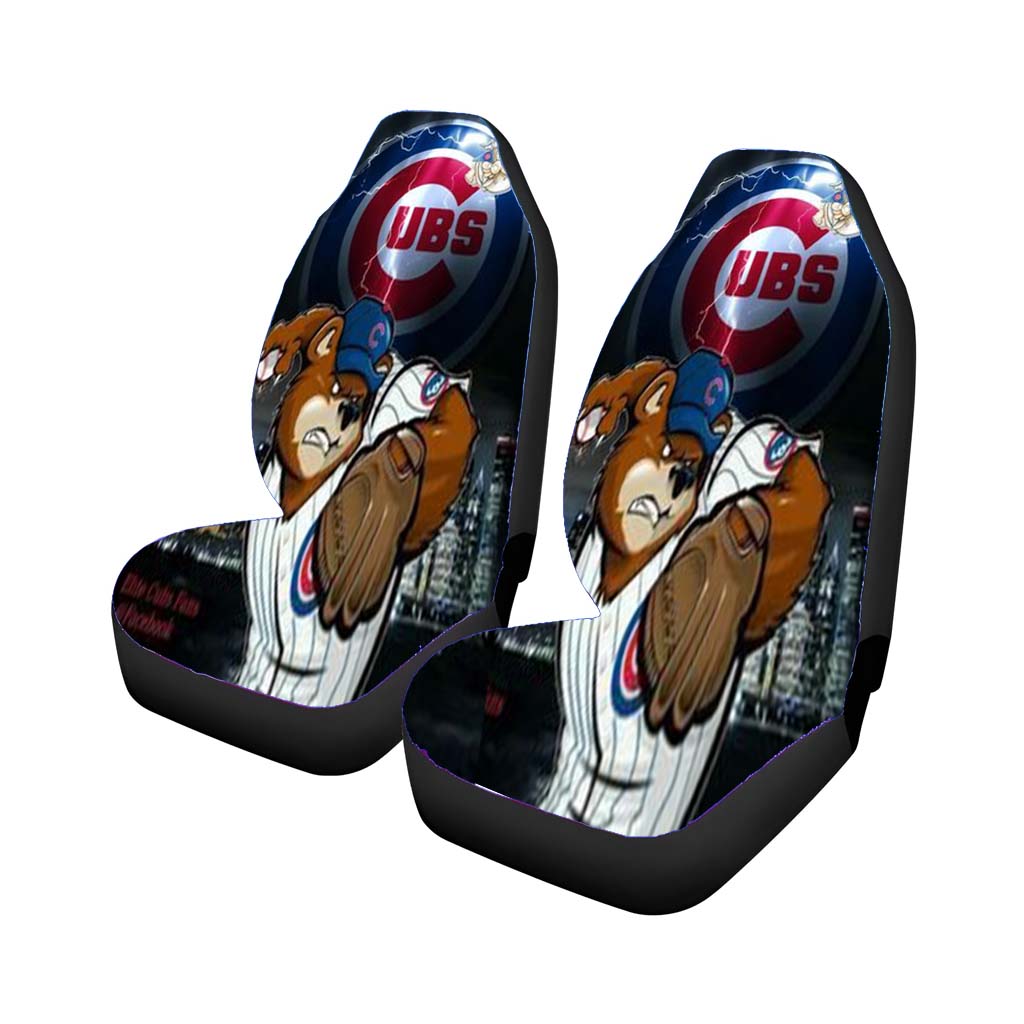 chicago cubs 3 Car Seat Covers