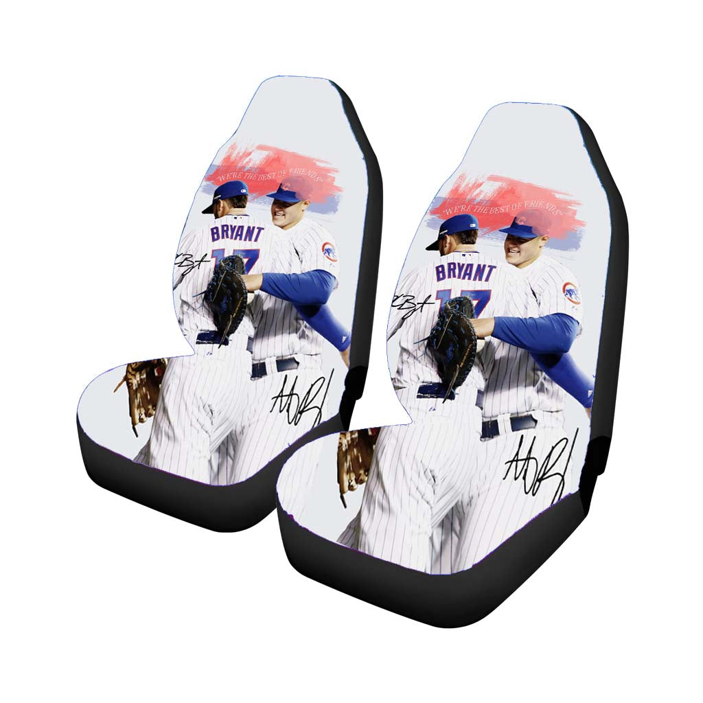 chicago cubs bryant and rizzo Car Seat Covers