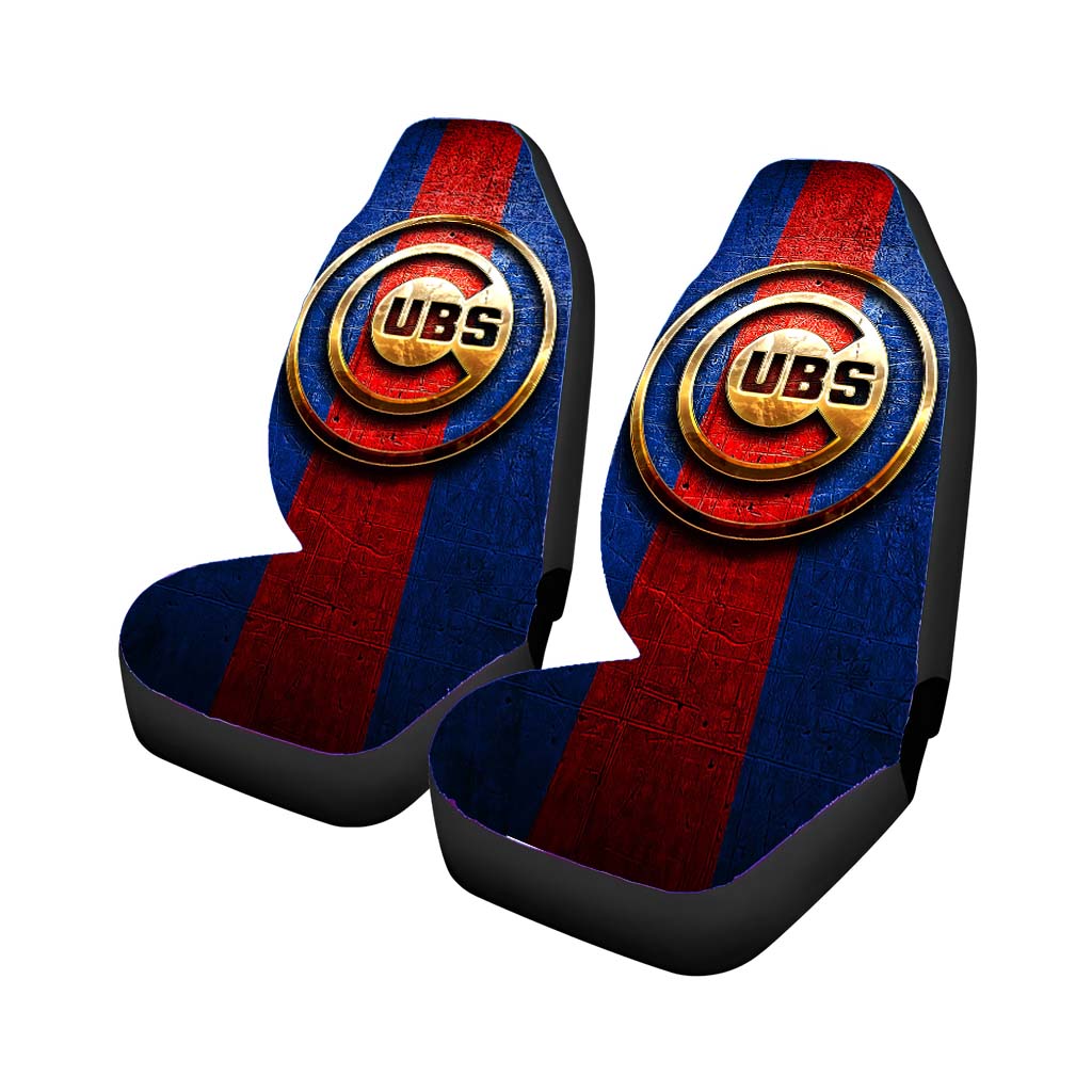 chicago cubs golden american baseball Car Seat Covers