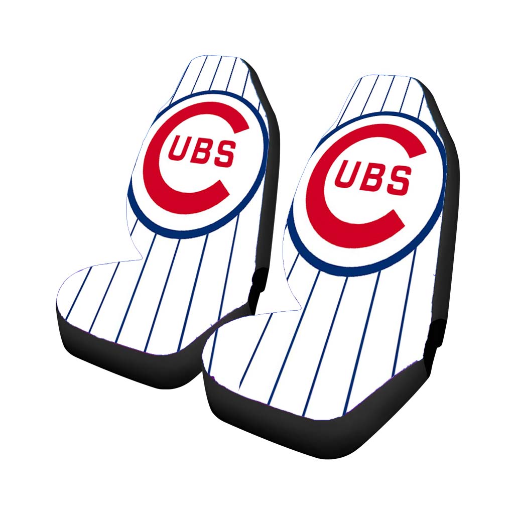 chicago cubs stripe Car Seat Covers