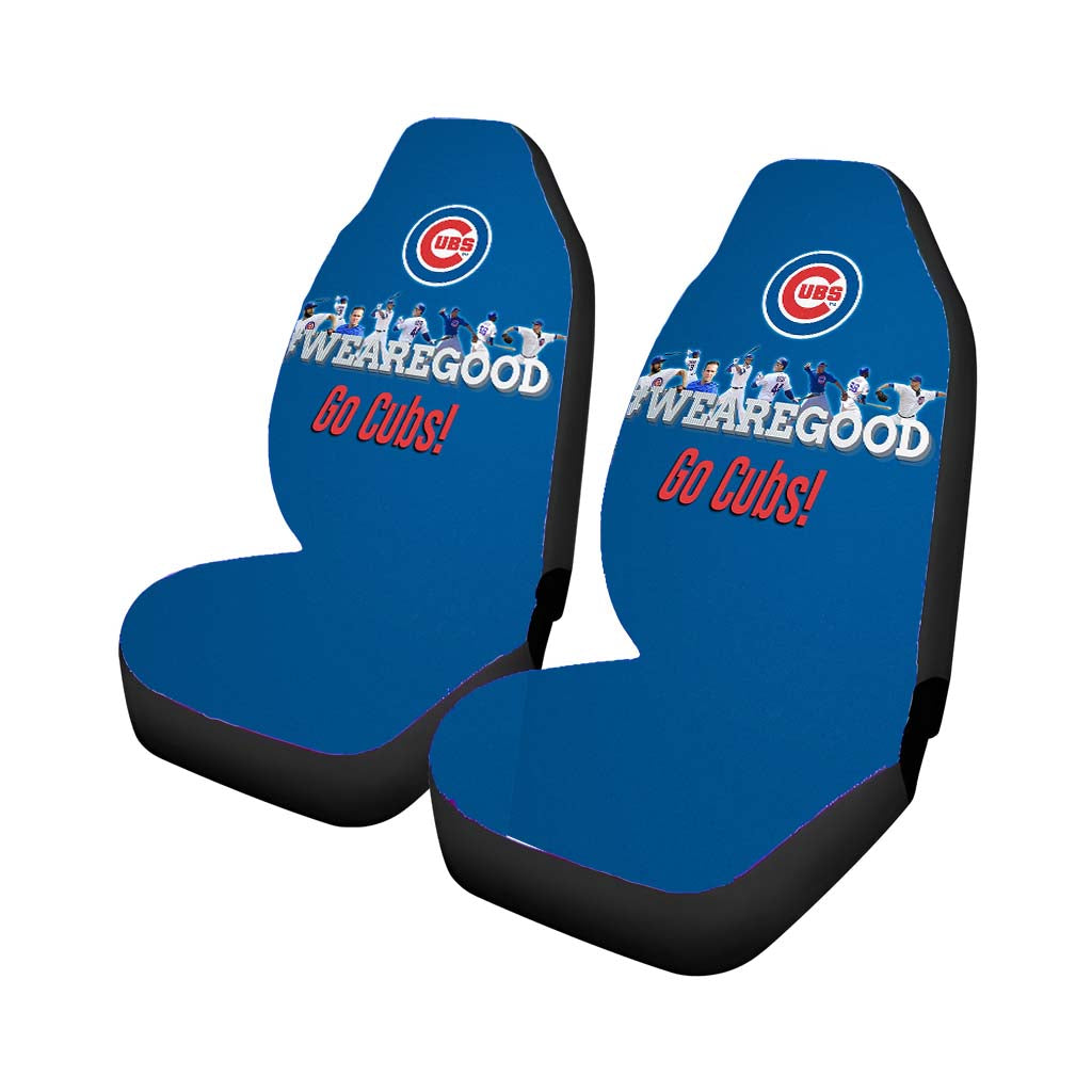 chicago cubs we are good Car Seat Covers