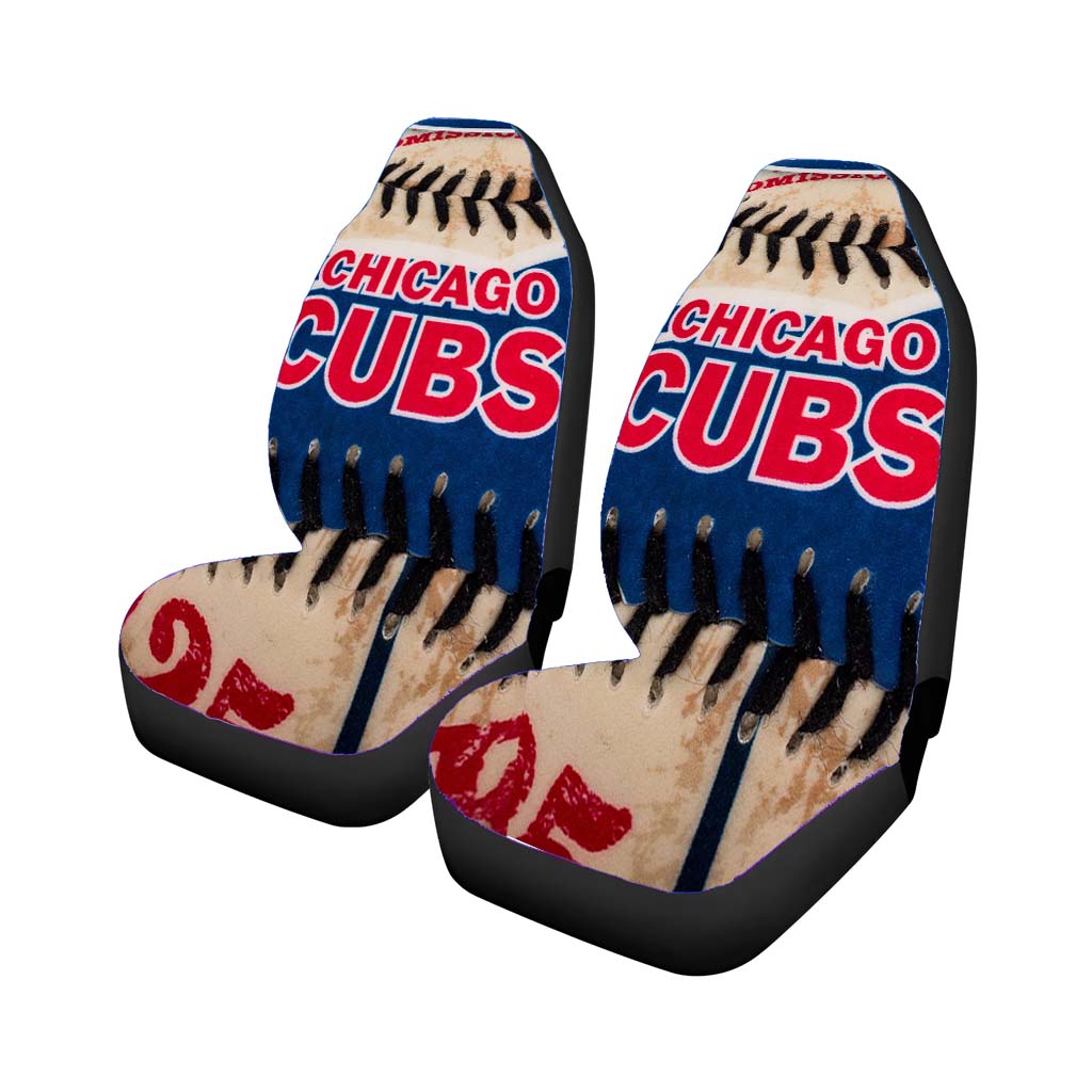 chocago cubs baseball skin Car Seat Covers