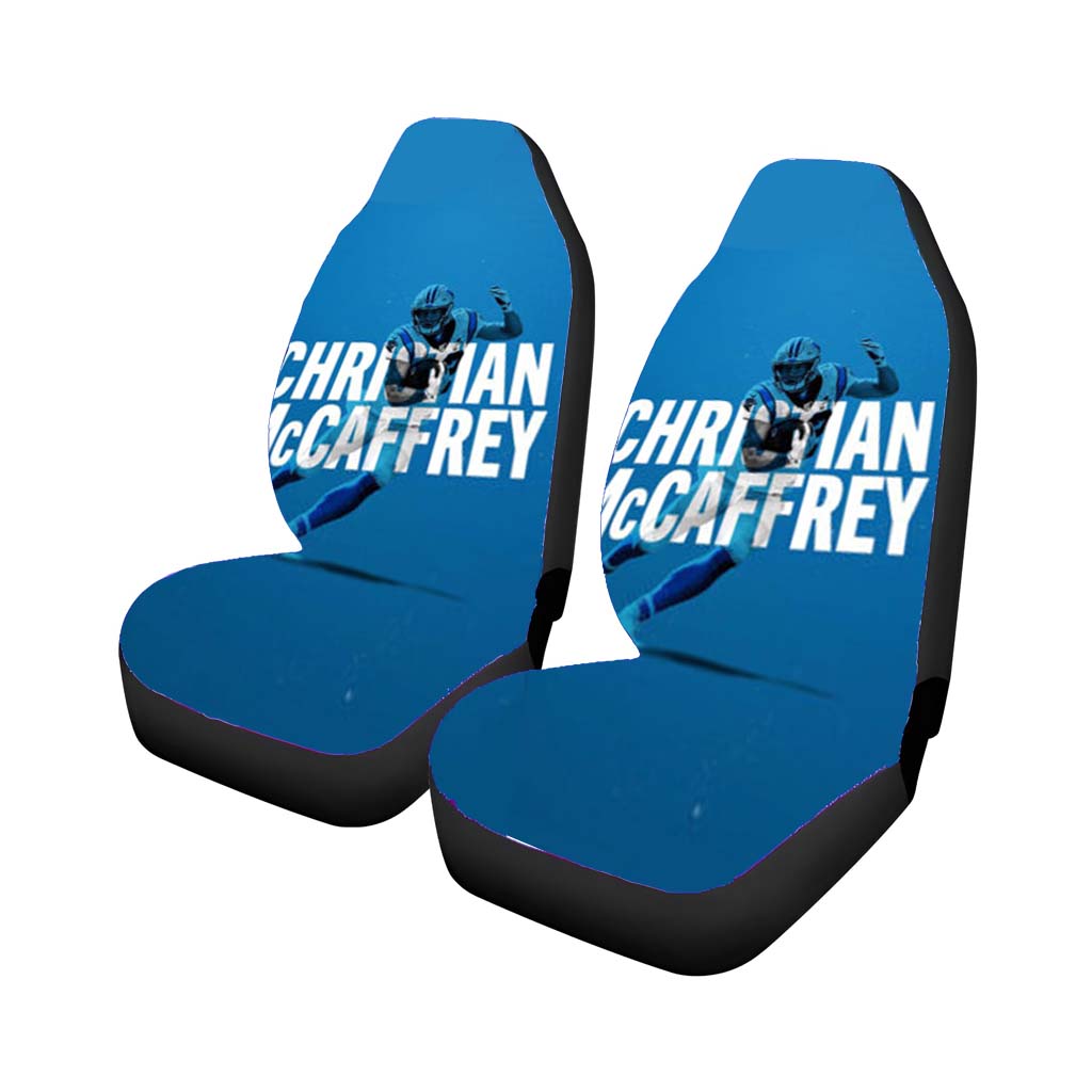 christian mccaffrey carolina panthers Car Seat Covers