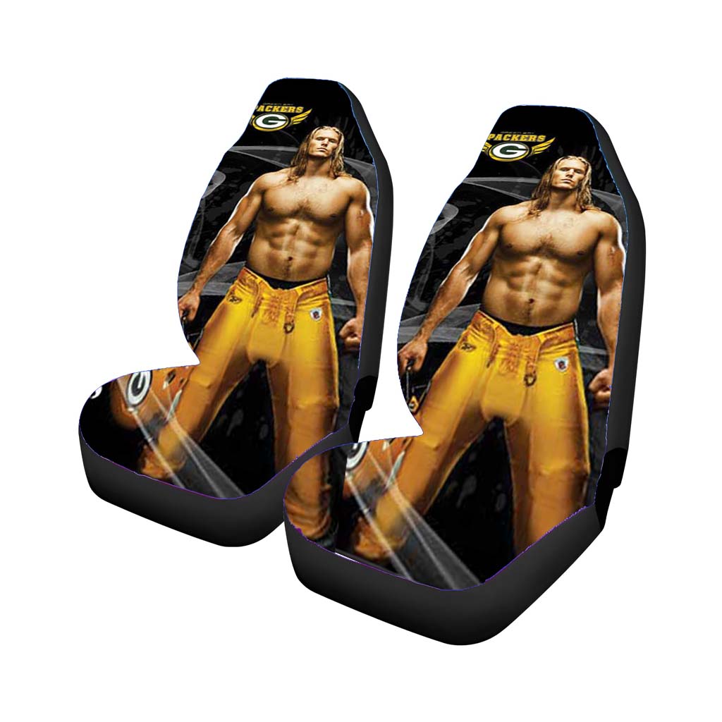 clay matthews swirls logo Car Seat Covers