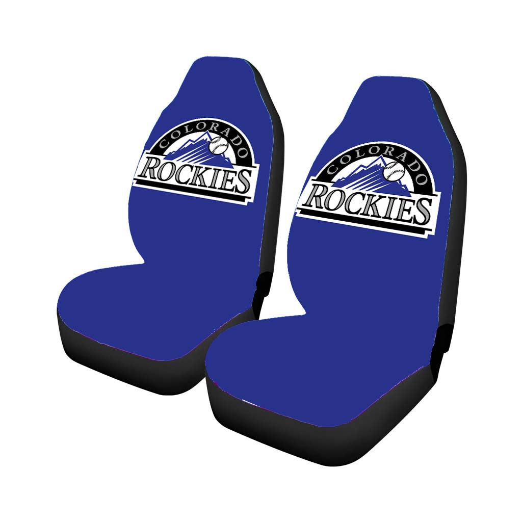 colorado rockies logo Car Seat Covers