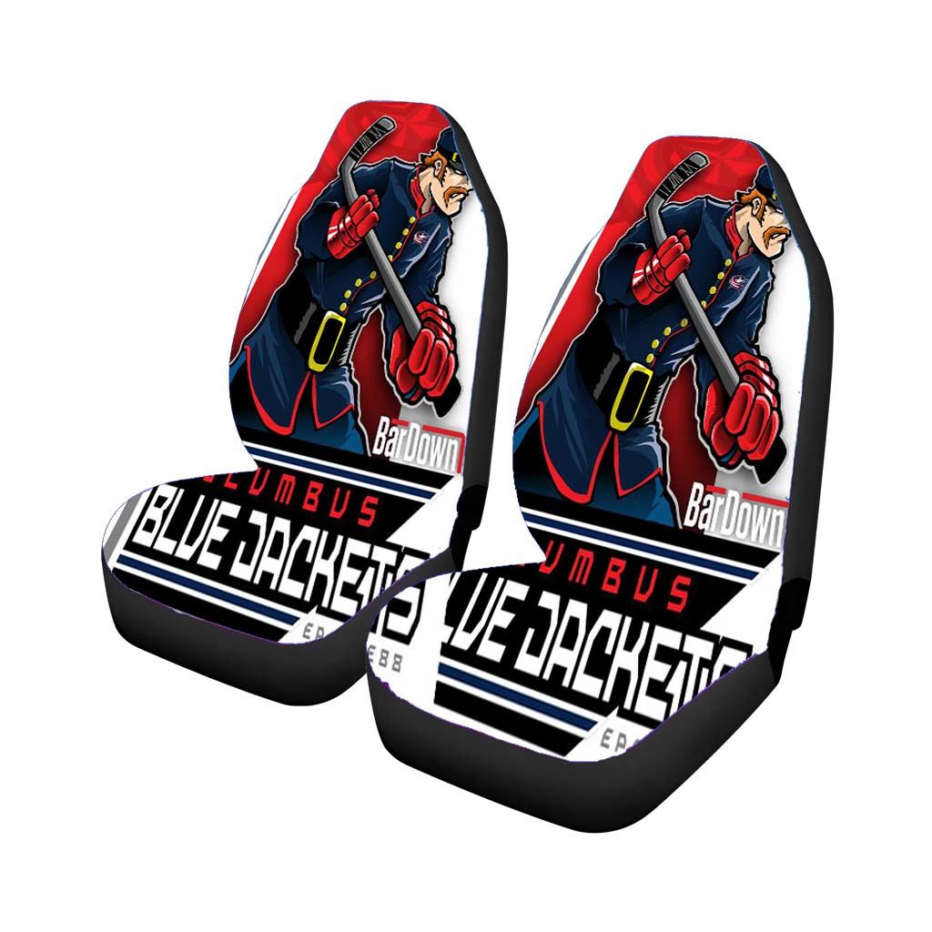 columbus blue dackets hockey Car Seat Covers
