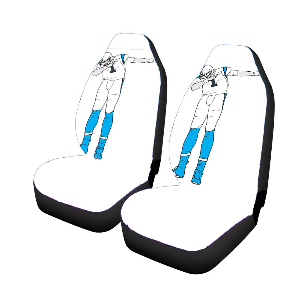 dab cam newton cartoon Car Seat Covers