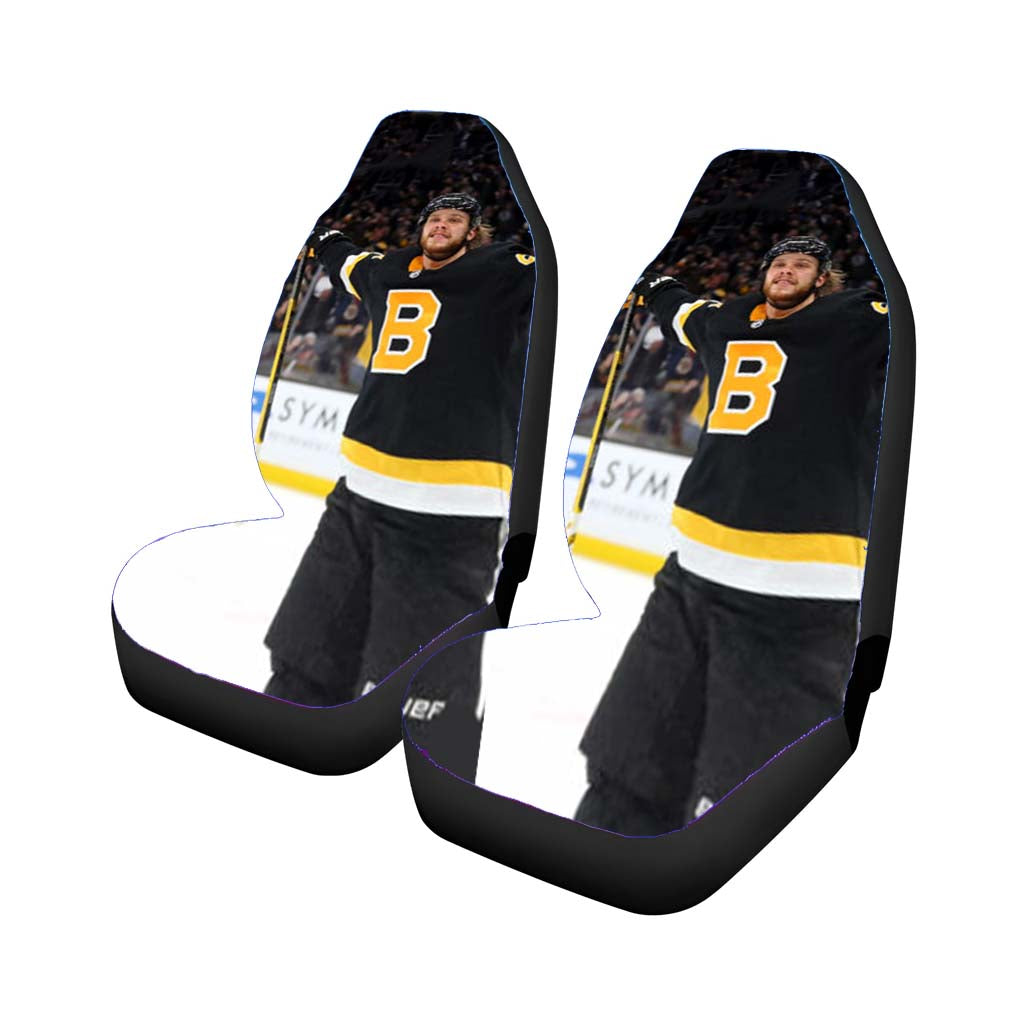 david pastrnak boston bruins nhl Car Seat Covers