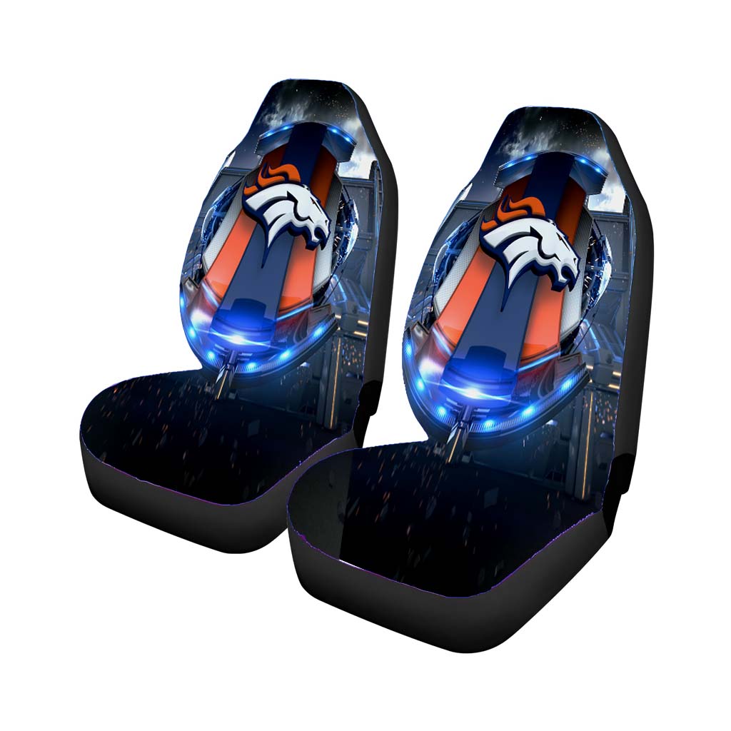 denver broncos football team emblem Car Seat Covers