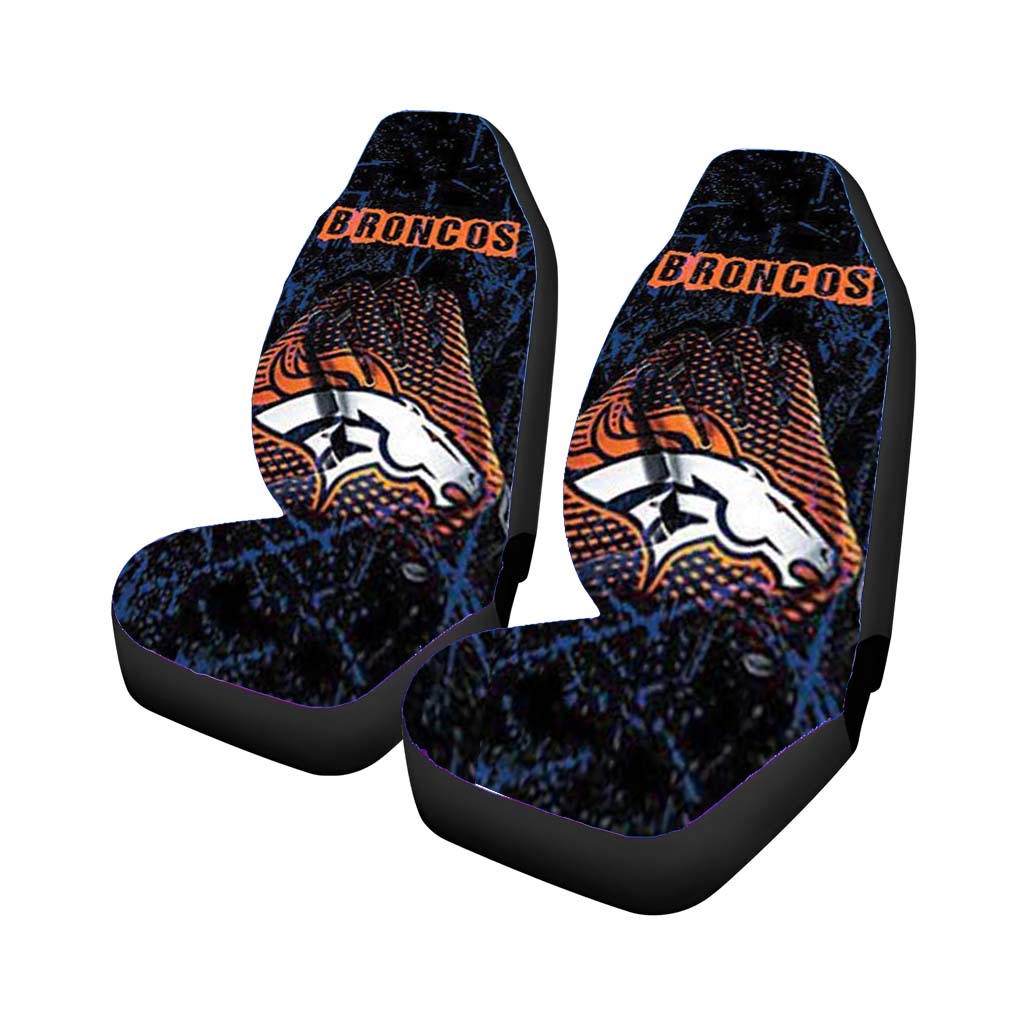 denver broncos gloves rough Car Seat Covers