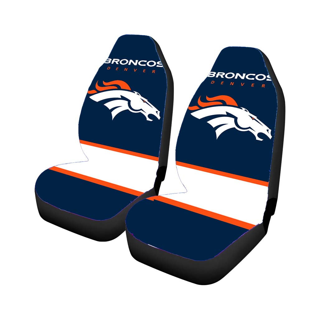 denver broncos logo wallpaper Car Seat Covers