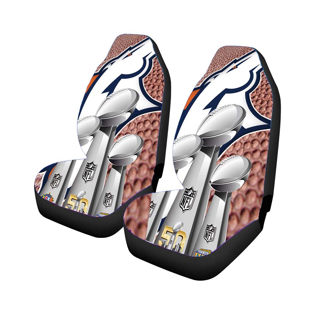 denver broncos superbowl 50 Car Seat Covers