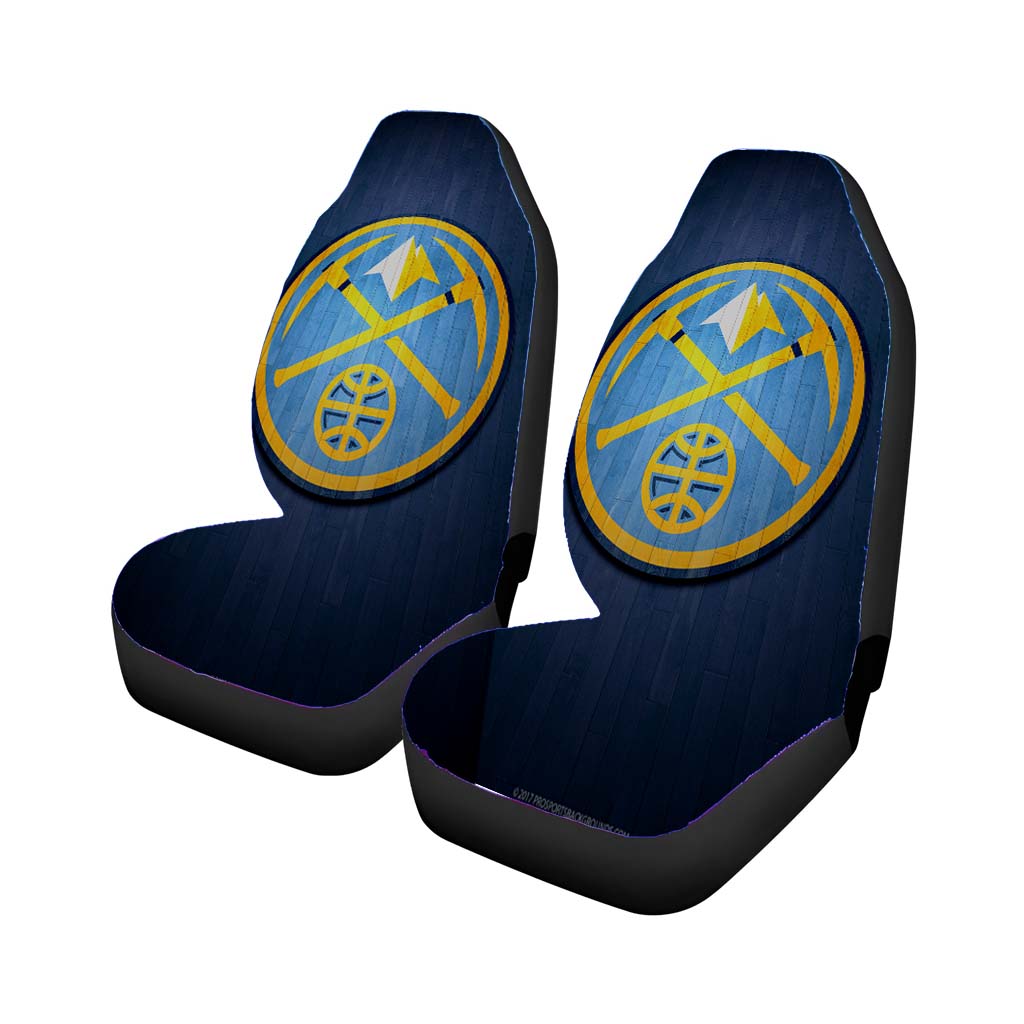 denver nuggets hardwood 2 Car Seat Covers