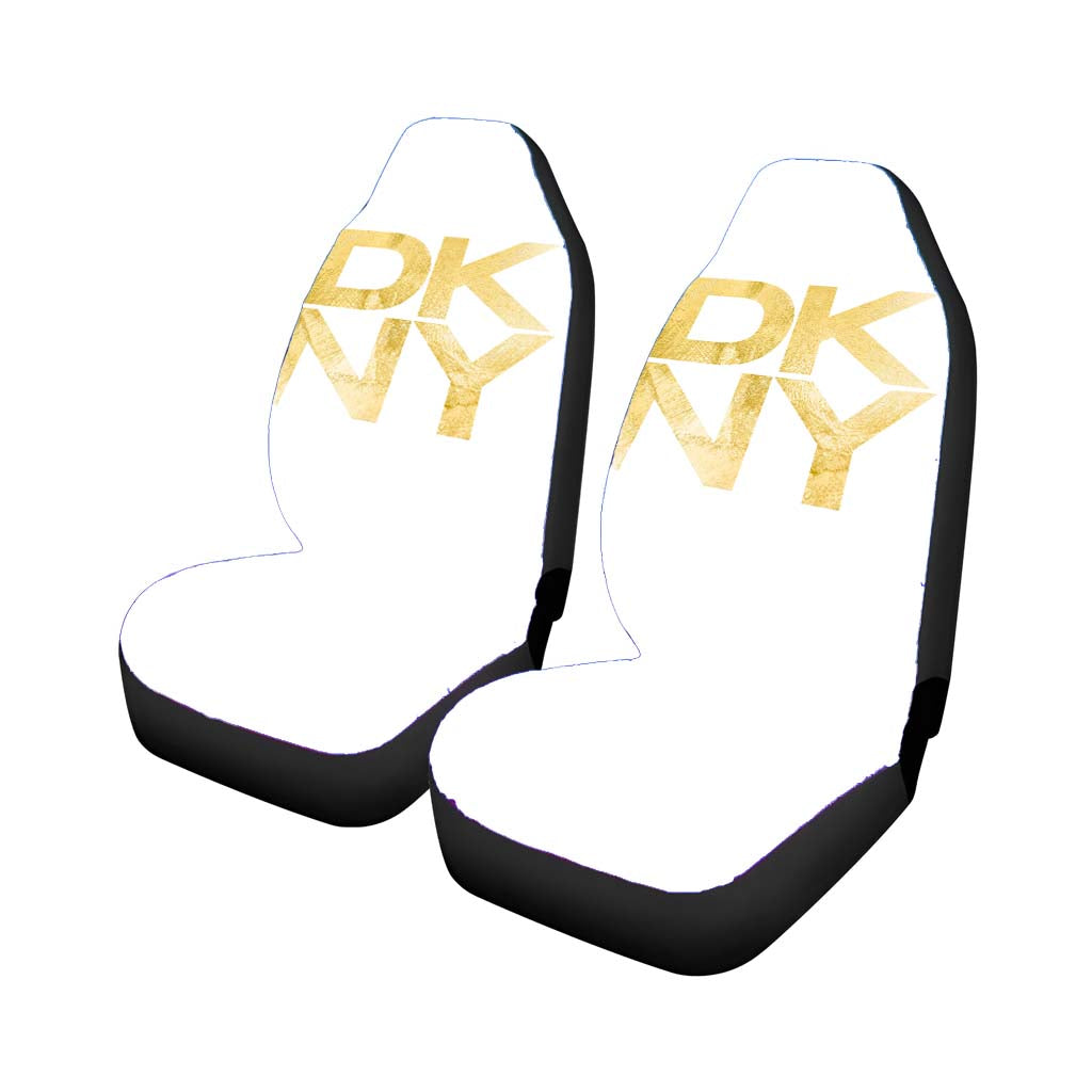 donna karan new york dkny gold white Car Seat Covers