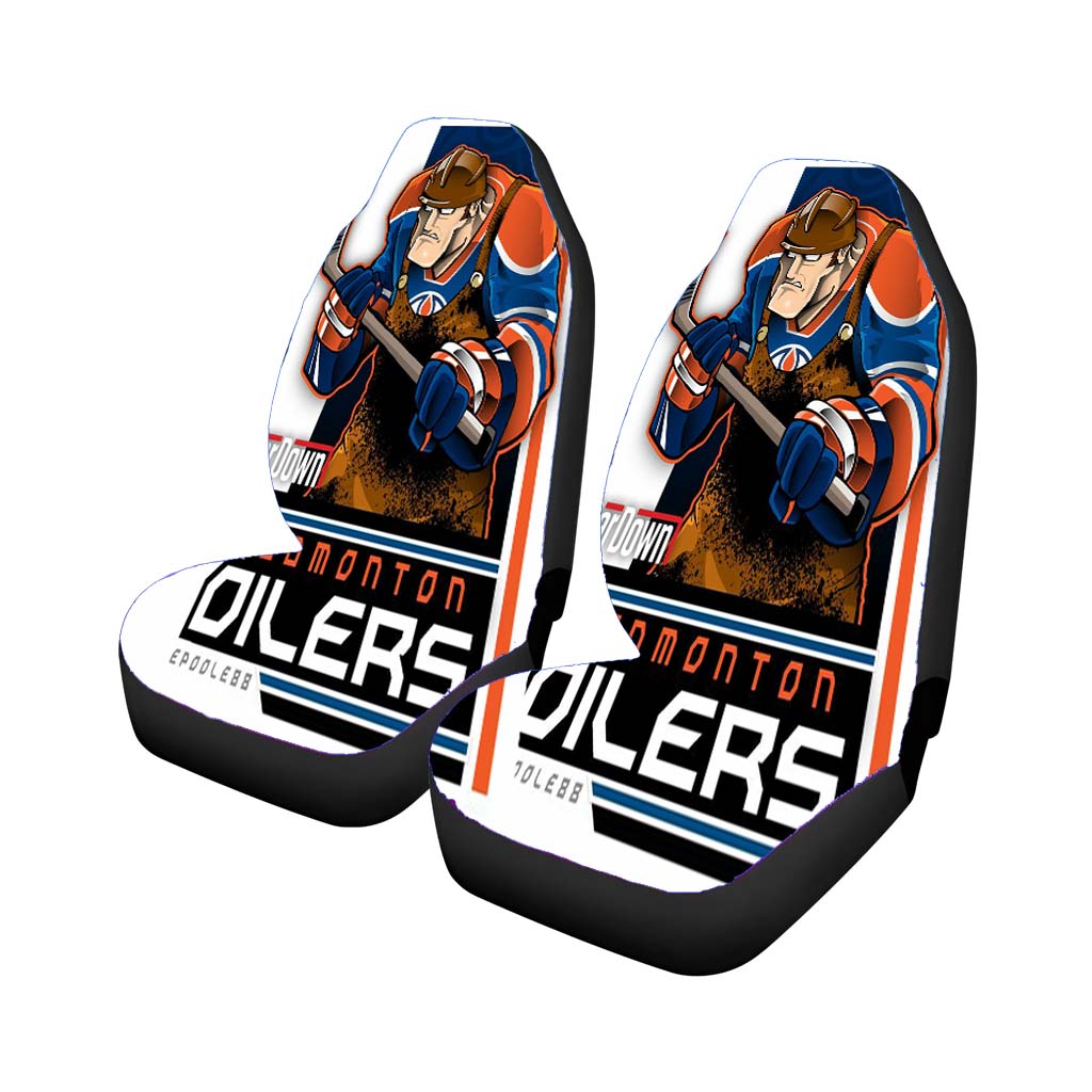 edmonton dilers nhl hockey Car Seat Covers