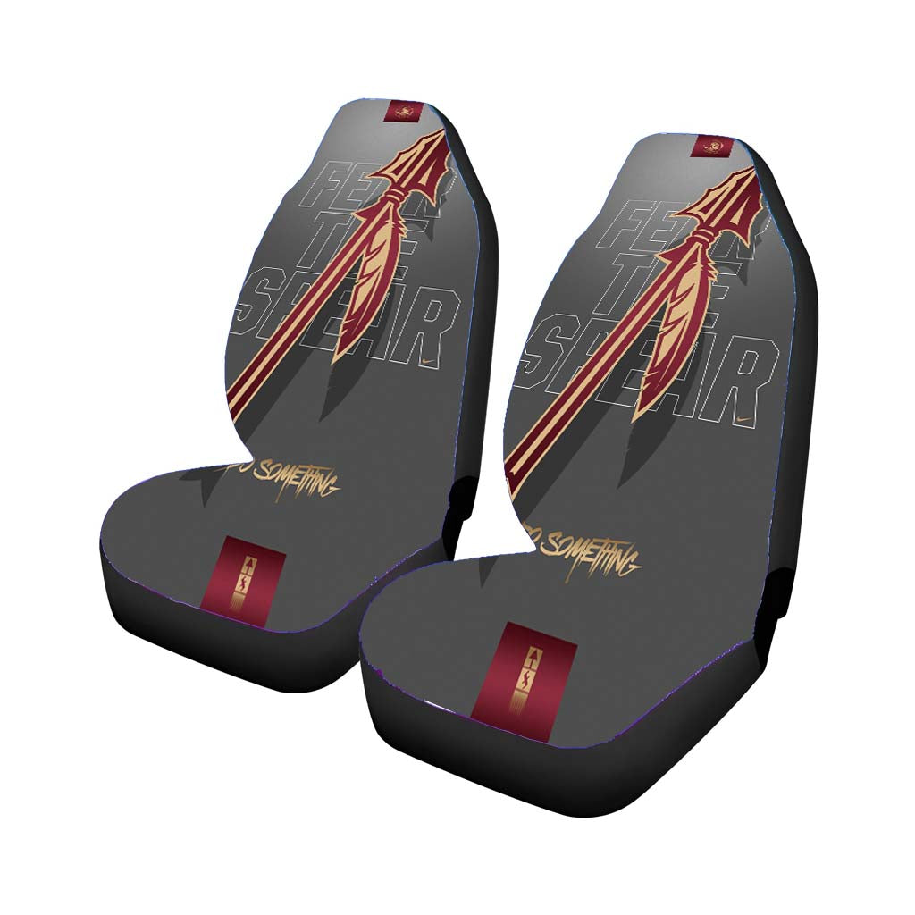 fear the spear do something grey fsu wallpaper Car Seat Covers