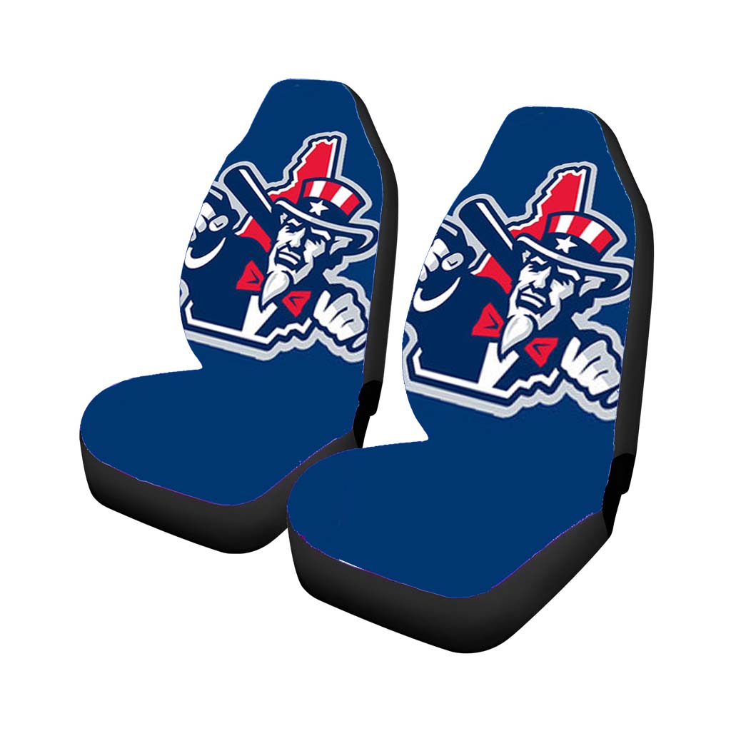 fisher cats unclesam baseball logo blue Car Seat Covers
