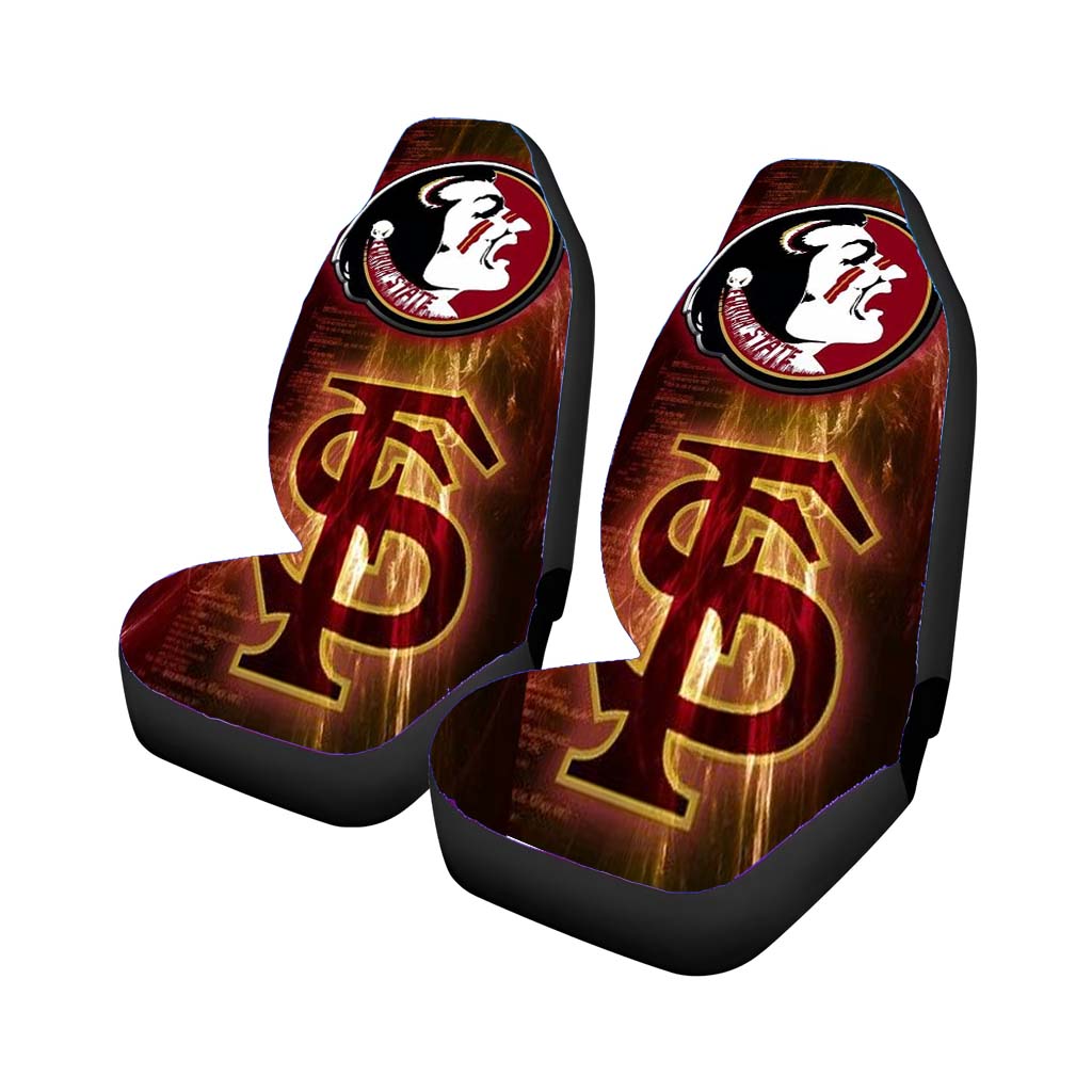 florida state seminols red wallpaper Car Seat Covers