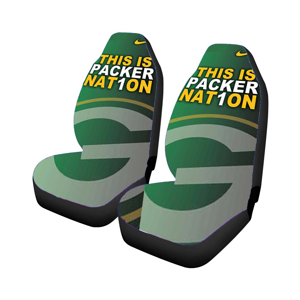 green bay packers nat1on Car Seat Covers