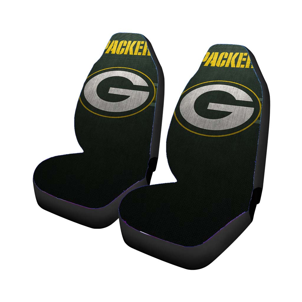 green bay packers nfl logo wallpaper Car Seat Covers