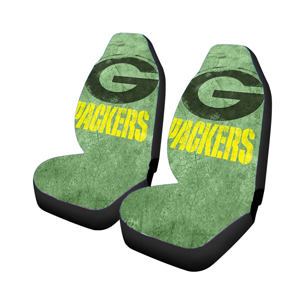 green packers green wall Car Seat Covers