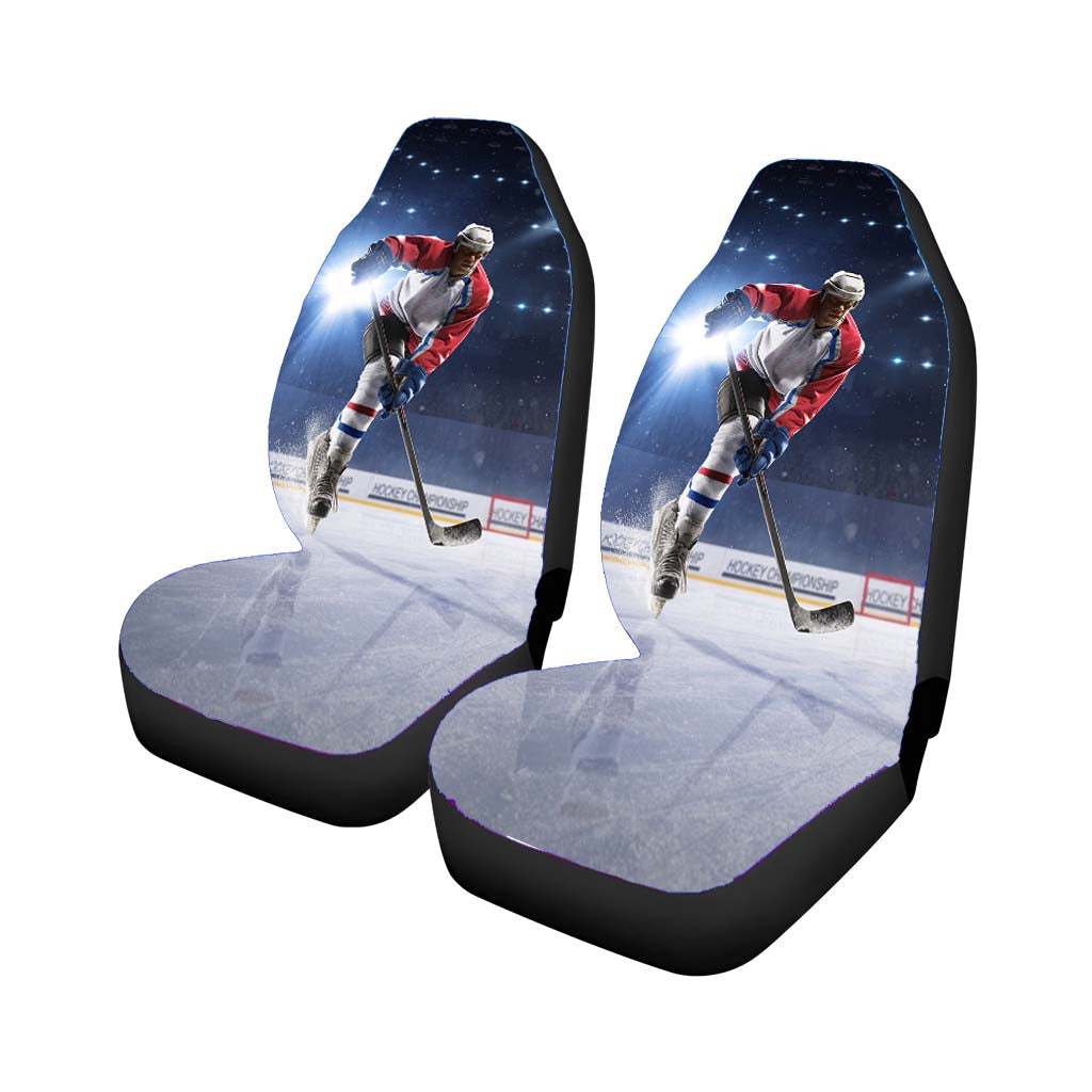 Hockey Man Ice Uniform Car Seat Covers