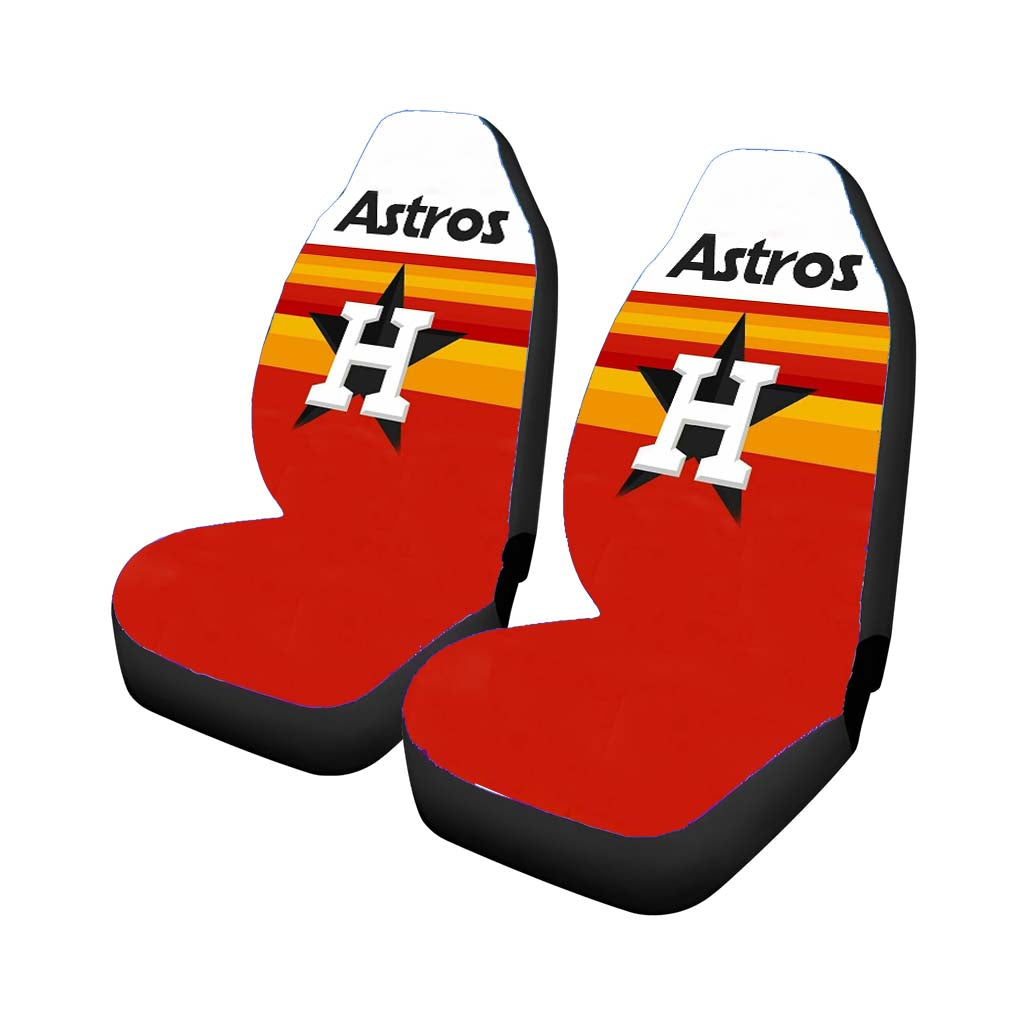 houston astros mlb 2 Car Seat Covers