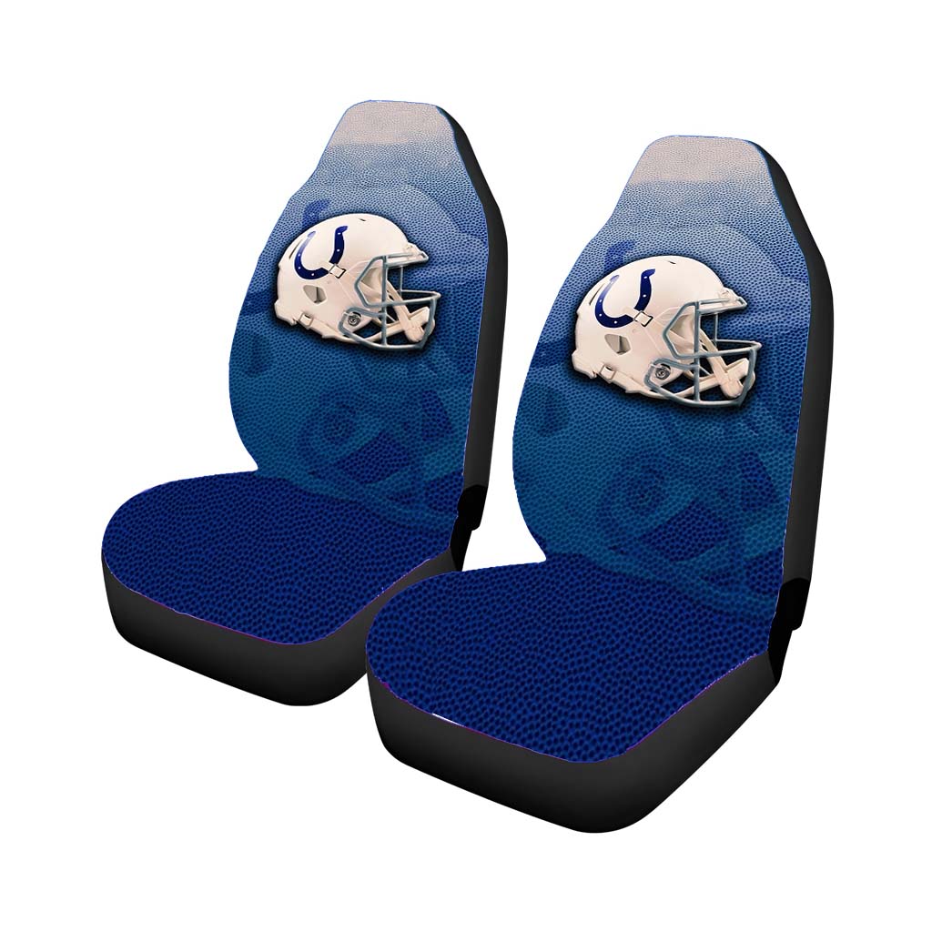 indianapolis colts helmet Car Seat Covers